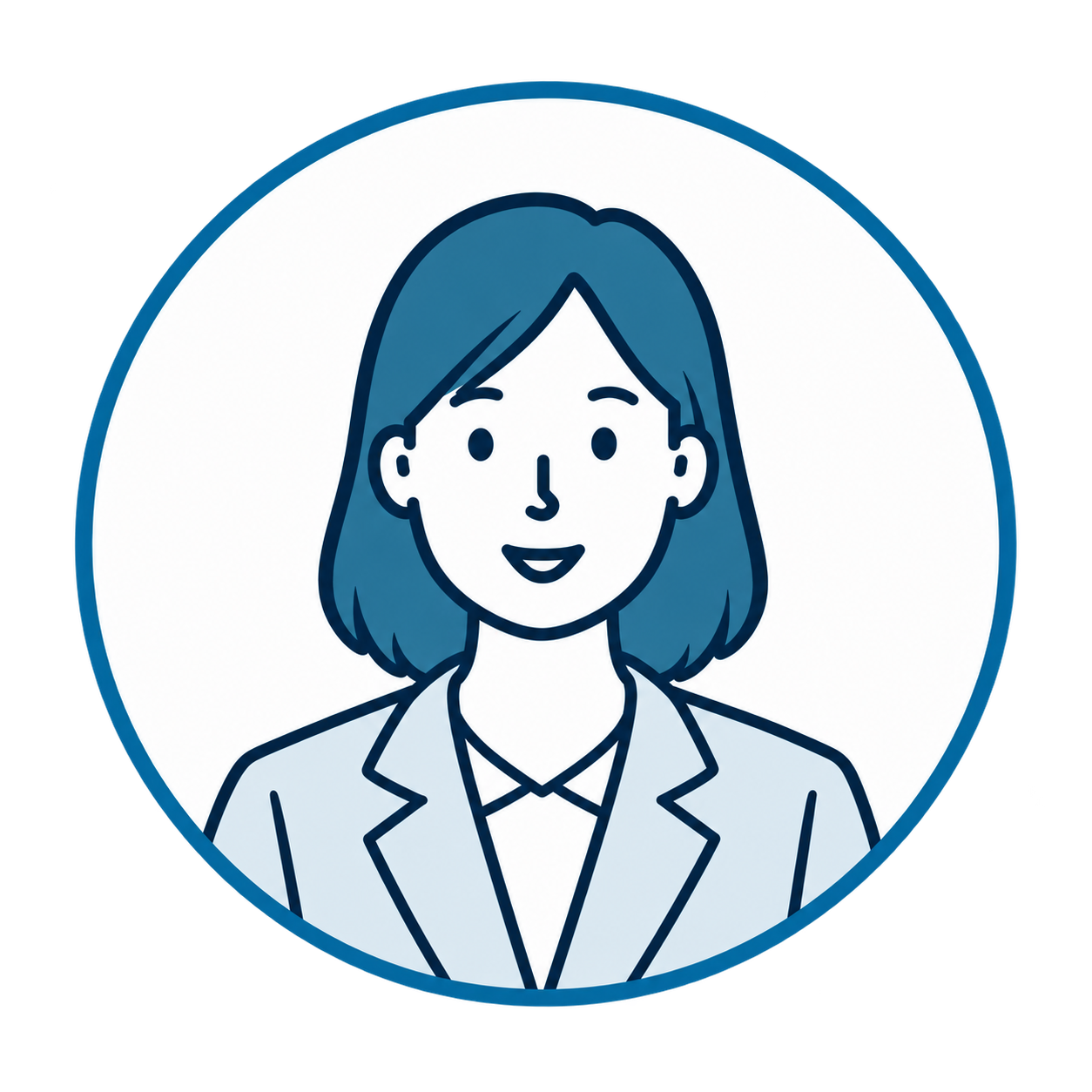 製造業の人事部長のイラスト